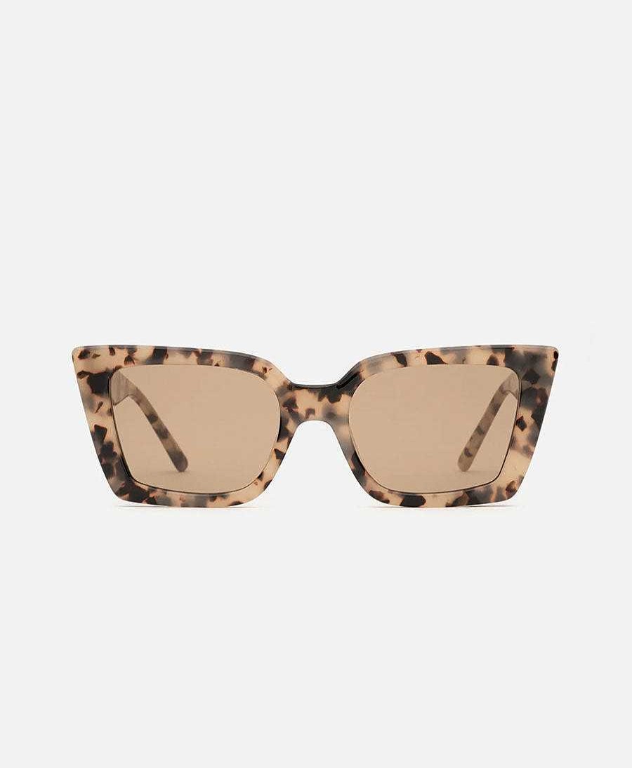 Damen Lu Goldie Sonnenbrillen | Sonnenbrille Lucia - Choc Tort