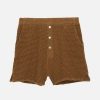 Damen DONNI. Unterteile | The Waffle Short Aus Baumwolle - Coco