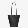 Damen Balagan Taschen | Shopper / Tasche Aus Leder "Gaviya" - Schwarz