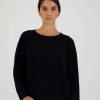 Damen Les Racines du Ciel Oberteile | Strickpullover Aurore - Schwarz