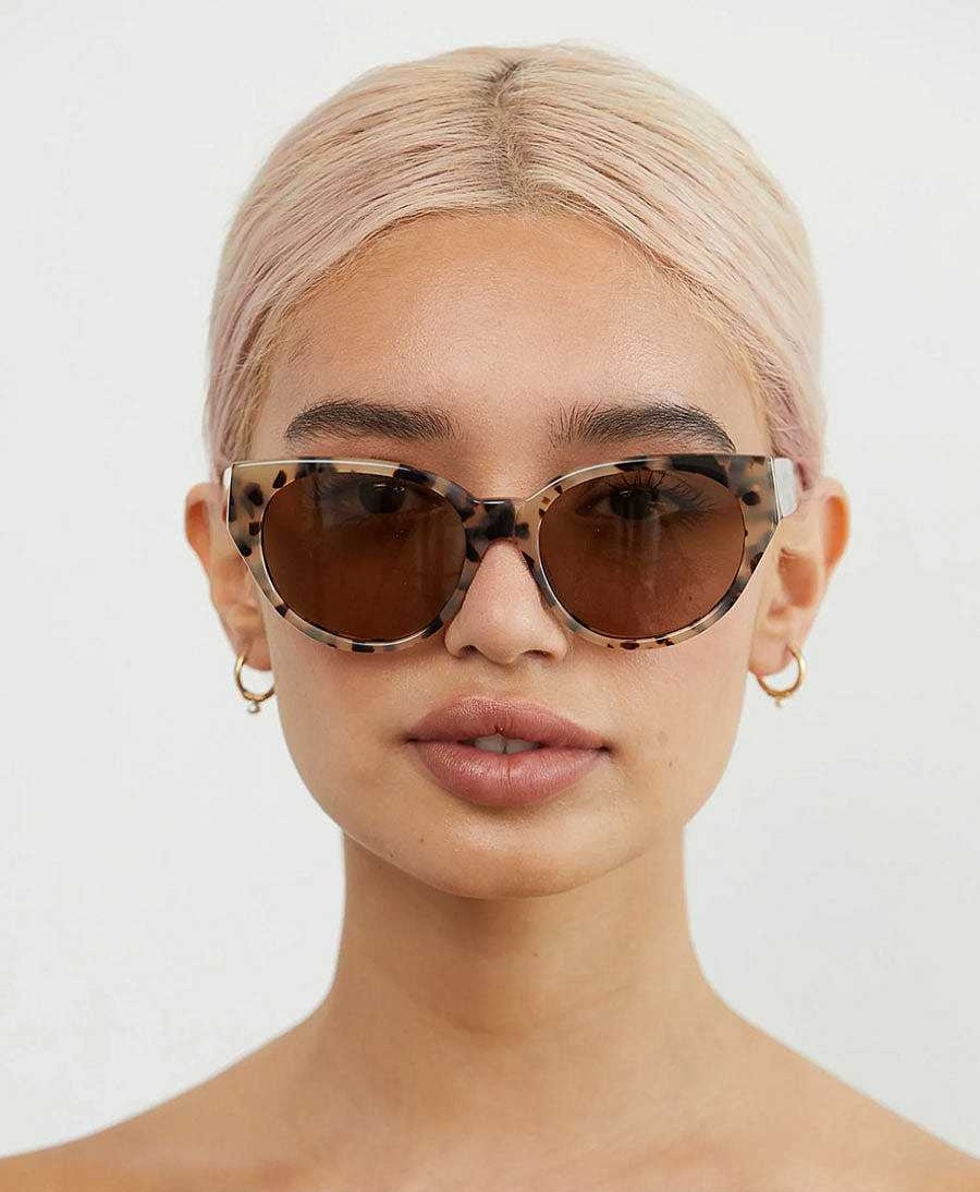 Damen Lu Goldie Sonnenbrillen | Sonnenbrille Mieli - Choc Tort