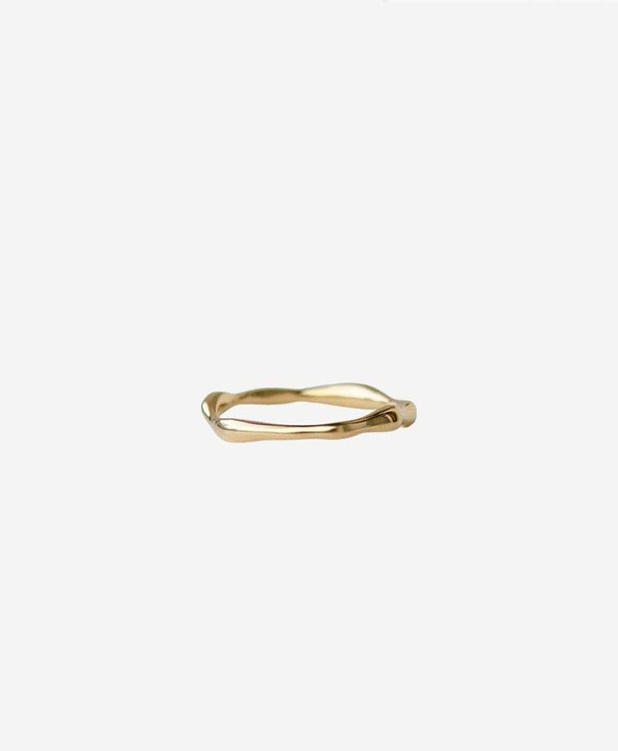 Damen BAIUSHKI Fingerringe | Ring "Lumi" Sterling Silber, Vergoldet