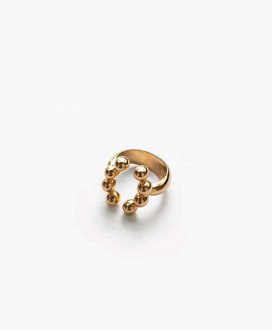 Damen V Design Lab Fingerringe | Reborn Dali' Open Ring Vergoldet