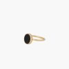 Damen MIMI ET TOI Fingerringe | Fingerring - Petite Oval Noir Resin