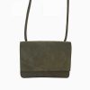 Damen YOOMEE Taschen | Crossbody Ledertasche Layla - Olivgr N