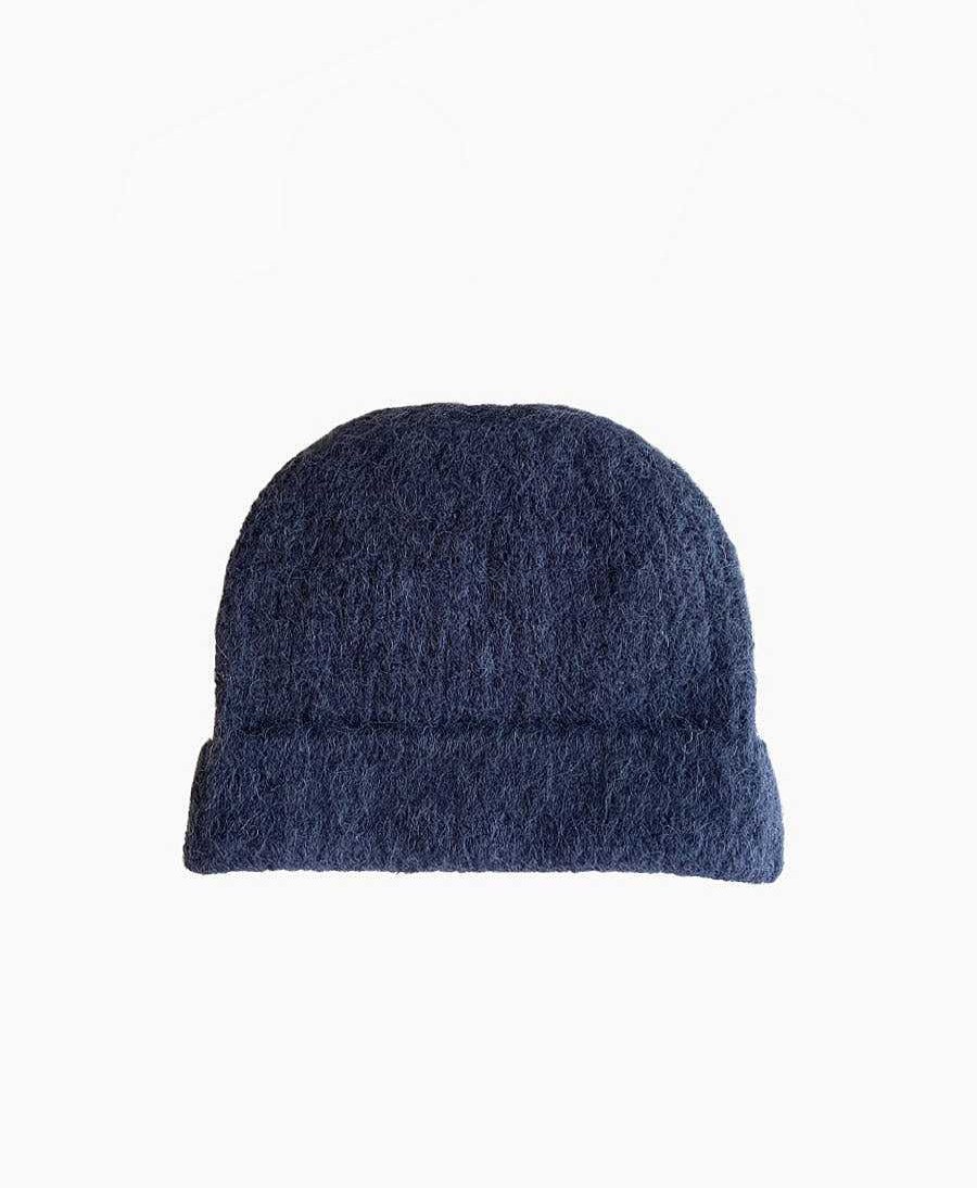 Herren 7115 by Szeki M Tzen & Schals | M Tze "Brushed Beanie" - Navy