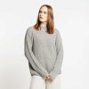 Damen LAUDE the Label Oberteile | Leichter Strickpullover Aus Alpakawolle & Seide - Grau