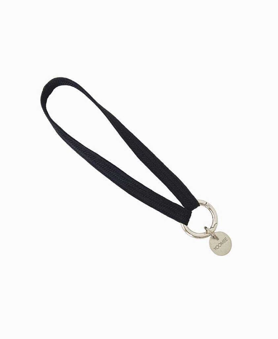 Lifestyle YOOMEE Schl Sselanh Nger | Kurzes Schl Sselband "Zahra Mini" Mit Silbrigem Karabiner - Lava