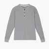 Damen DONNI. Oberteile | The Thermal Henley Aus Baumwolle - Grau