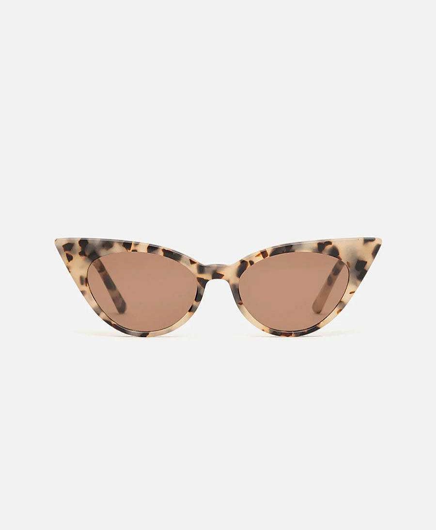 Damen Lu Goldie Sonnenbrillen | Sonnenbrille Brigitte - Choc Tort