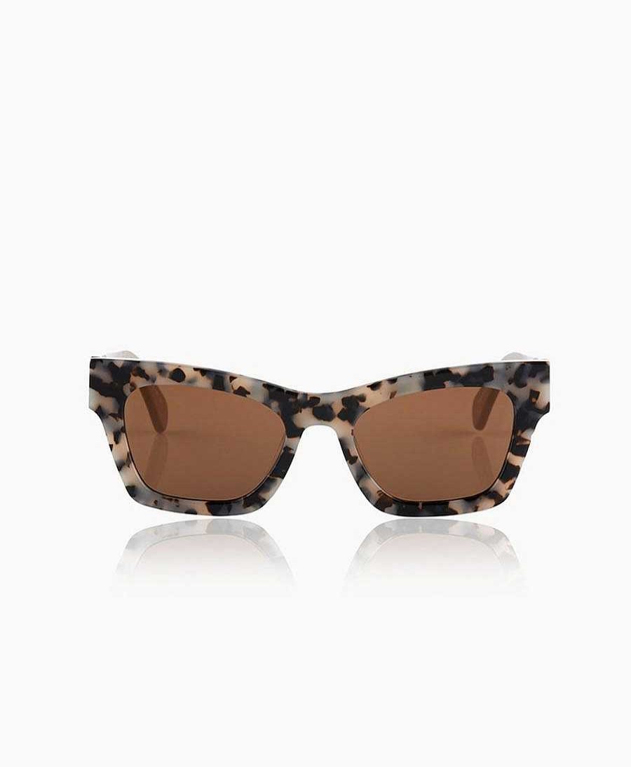 Damen Oscar x Frank Sonnenbrillen | Sonnenbrille Rue Saint-Benoit - Cookie Beige