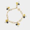 Damen Medecine Douce Bracelet & Armringe | Vergoldetes Armband "Wildberry" Gelb