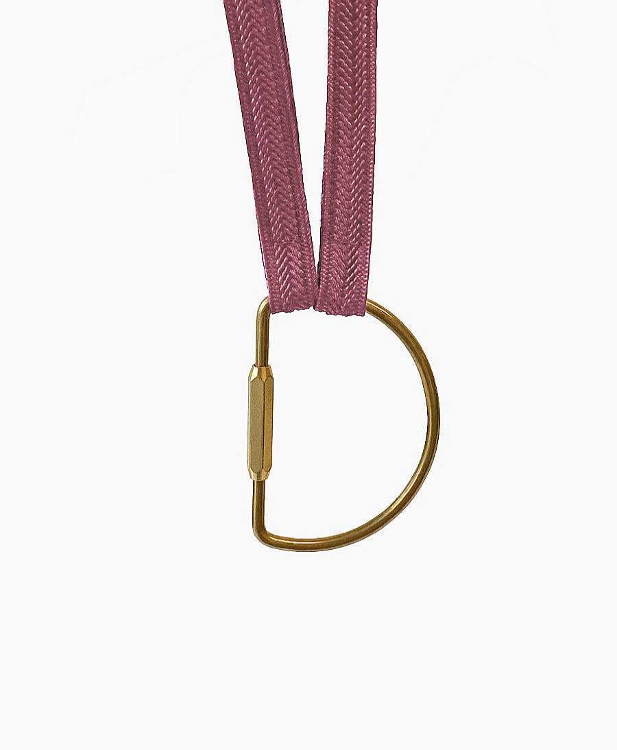 Lifestyle YOOMEE Schl Sselanh Nger | Schl Sselband Halfmoon Messing - Red Ochre