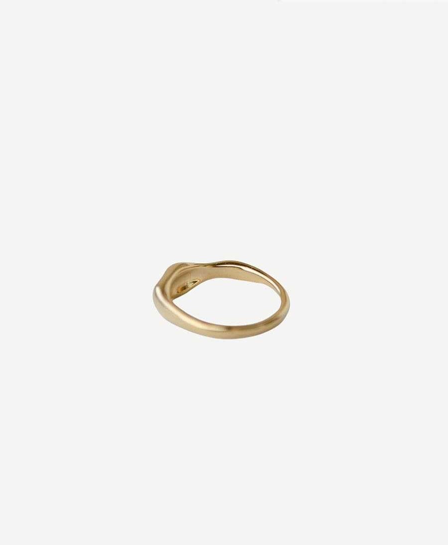 Damen BAIUSHKI Fingerringe | Ring "Miru" Sterling Silber, Vergoldet