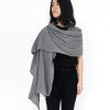 Damen ScarfShop M Tzen, H Te & Schals | Schal Aus Wolle - Medium Wool Cloud - Olivgr N