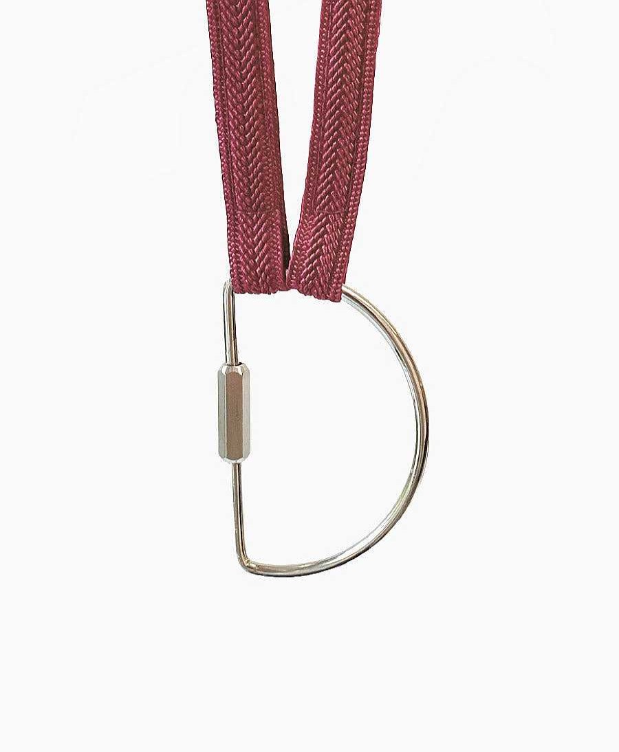 Lifestyle YOOMEE Schl Sselanh Nger | Schl Sselband Halfmoon Silbrig - Red Ochre