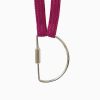 Lifestyle YOOMEE Organisation | Schl Sselband Halfmoon Silbrig - Fuchsia