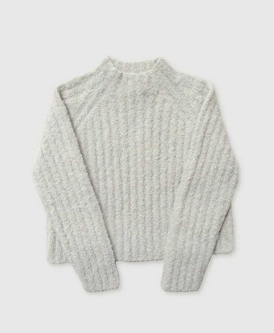 Damen Micaela Greg Oberteile | Strickpullover Loop Sweater - Mist