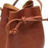 Damen Marin et Marine Taschen | Bucket Bag Aus Leder - Cognac