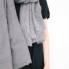 Damen ScarfShop M Tzen, H Te & Schals | Schal Aus Biologischer Baumwolle - Olivgr N