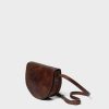 Damen PARK Taschen | Umh Ngetasche Cross Body "Halbmond" Dunkelbraun