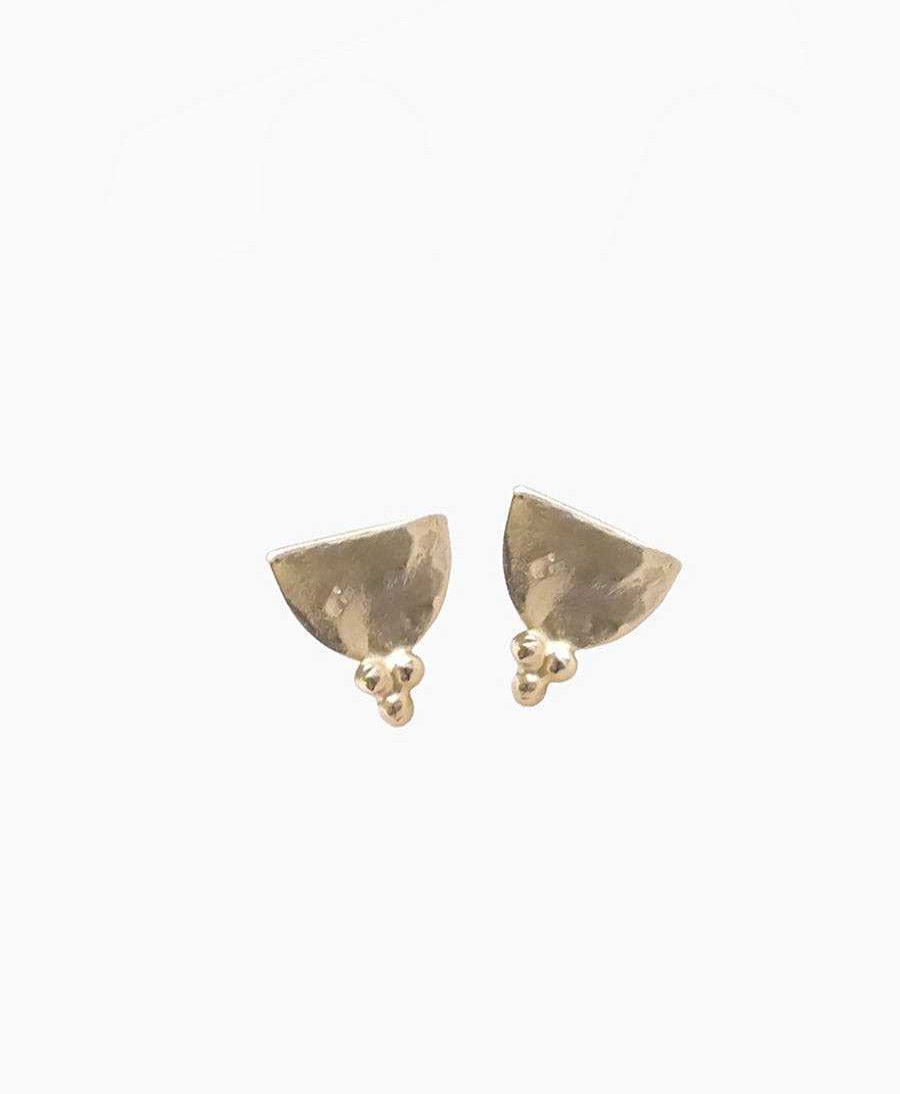 Damen Wild Fawn Ohrringe | Ohrstecker Gold "Ornate Dainty Stud"