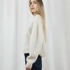 Damen Micaela Greg Oberteile | Strickpullover - Speckle Boucle Sweater Cream