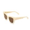 Damen Oscar x Frank Sonnenbrillen | Sonnenbrille Fairfax - Cream Pearl