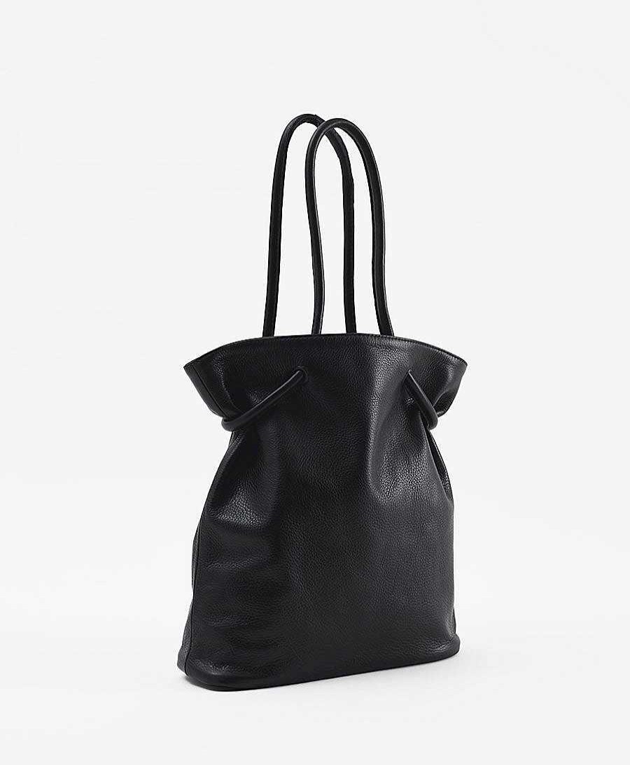 Damen Are Studio Taschen | Schultertasche Marina - Leder, Schwarz