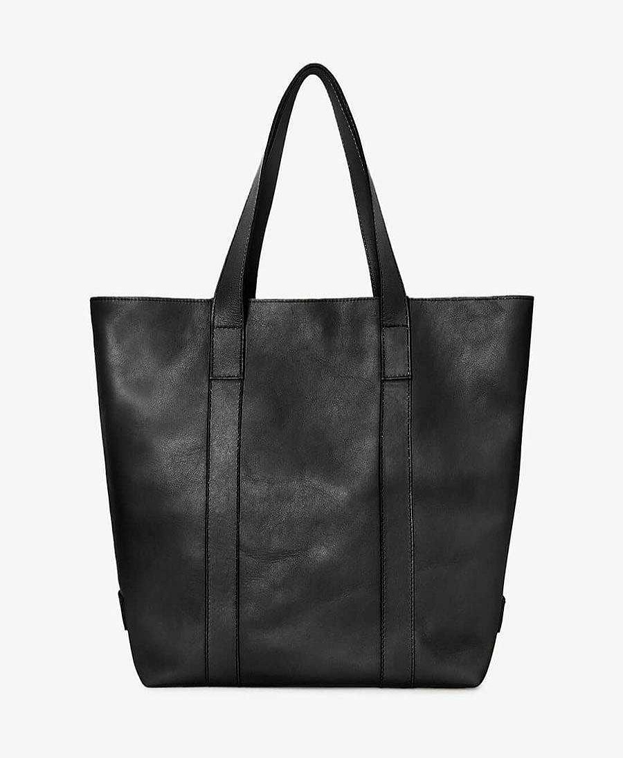 Damen Rita Row Taschen | Grosse Ledertasche Paolo - Schwarz