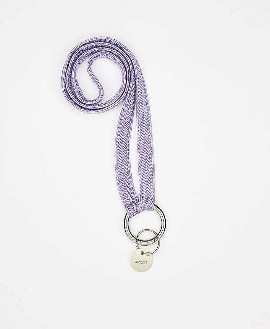 Lifestyle YOOMEE Schl Sselanh Nger | Schl Sselband Silber - Lilac Blossom