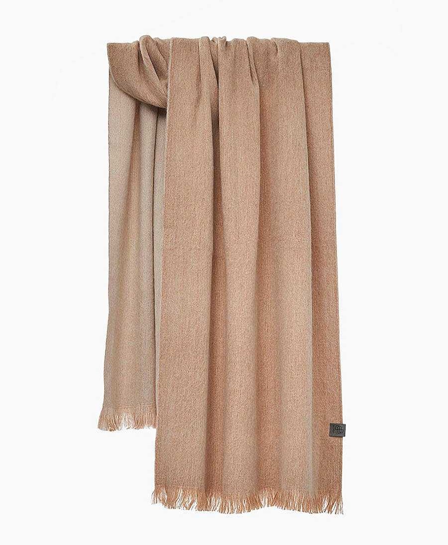 Damen Bufandy M Tzen, H Te & Schals | Halstuch Alpaka Schal - Doble Velvet Beige