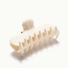 Damen UNDO Haaraccessoires | Grosse Haarklammer - Ivory Claw Clip