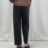 Damen Micaela Greg Unterteile | Hose Aus Bio-Baumwolle Anthrazit - Charcoal Work Pant