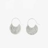 Damen Wild Fawn Ohrringe | Ohrringe Silber "Tesoro Coin Hoop Earrings"