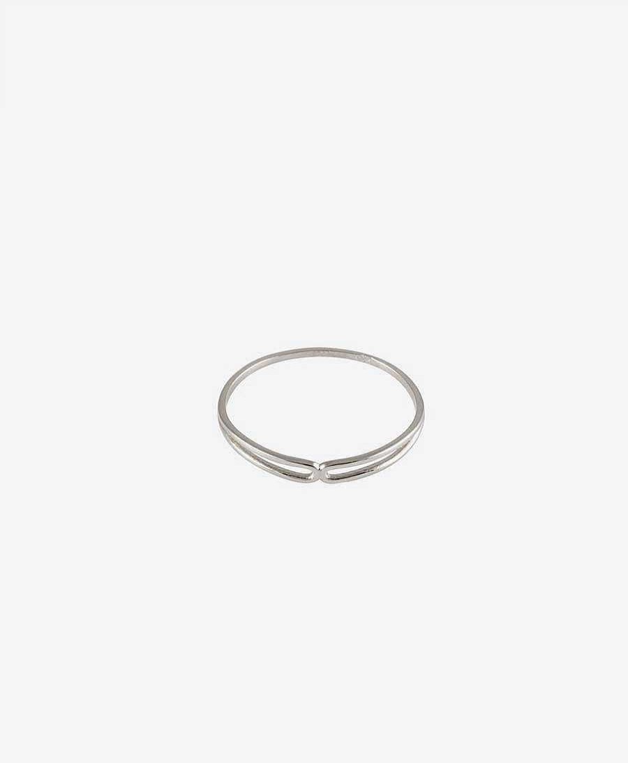 Damen Trois Petits Points Fingerringe | Fingerring - Serpentine, Sterling Silber