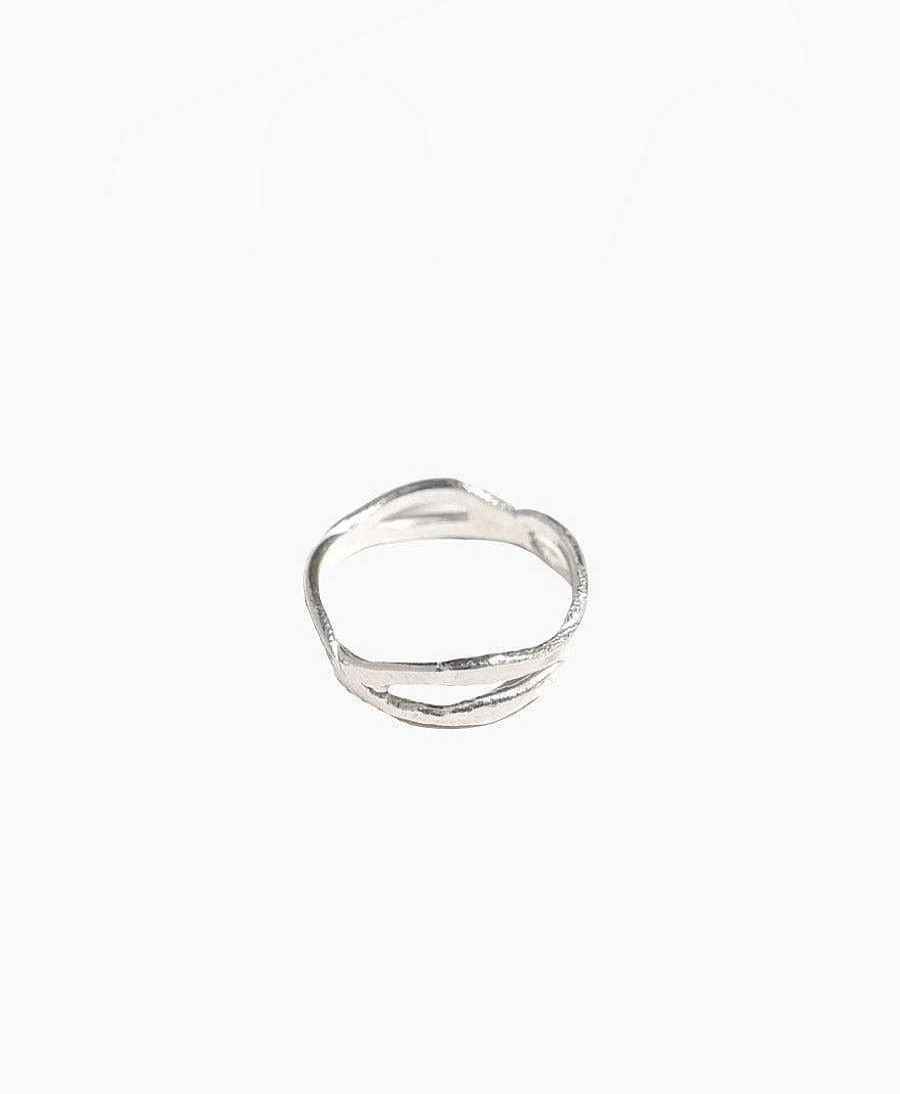 Damen Wild Fawn Fingerringe | Fingerring Silber "Freeform Stacking Ring"