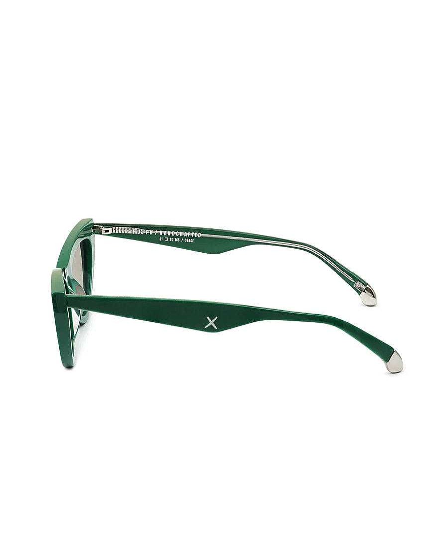 Damen Oscar x Frank Sonnenbrillen | Sonnenbrille Fujin - Emerald Gr N