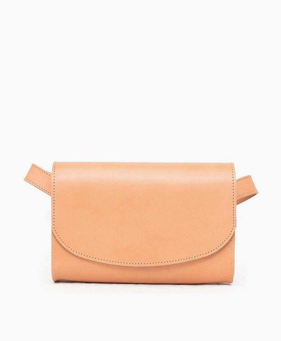 Damen Marin et Marine Taschen | Paris Bag Bauchtasche Aus Leder - Nude