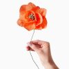 Lifestyle Studio About Raumdekoration | Papierblume Mohn / Poppy Rot