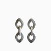 Damen Clomes Ohrringe | Ohrstecker Emily - Sterling Silber & Acetat - Salbei