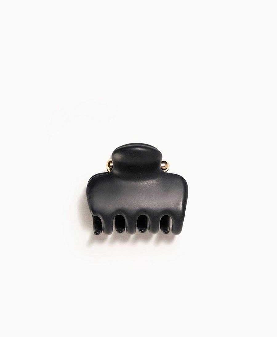 Damen UNDO Haaraccessoires | Kleine Haarklammer - Stone Black Claw Clip