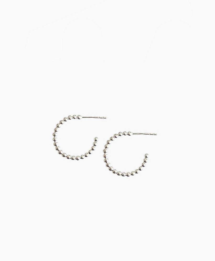 Damen Clomes Ohrringe | Kleine Creolen Dana 20Mm - Sterling Silber