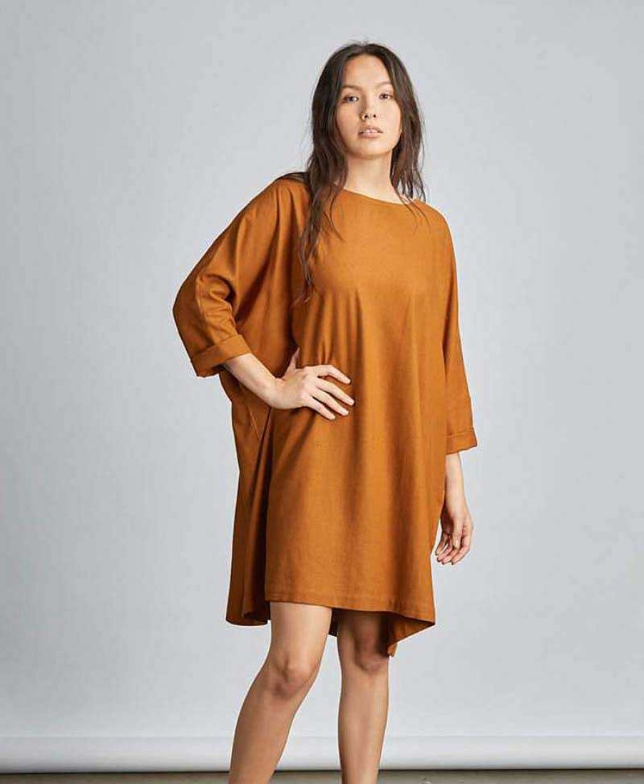 Damen JAMIE + THE JONES Kleider & Jumpsuits | T Dress In Amber