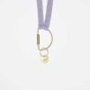 Lifestyle YOOMEE Organisation | Schl Sselband Halfmoon Messing - Lilac Blossom