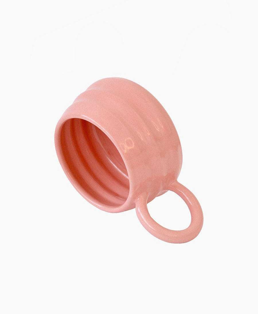 Lifestyle Florence Mytum K Che | Tasse Aus Keramik - Ripple Mug Rosa