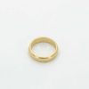 Damen Clomes Fingerringe | Breiter Fingerring Lou - Vermeil