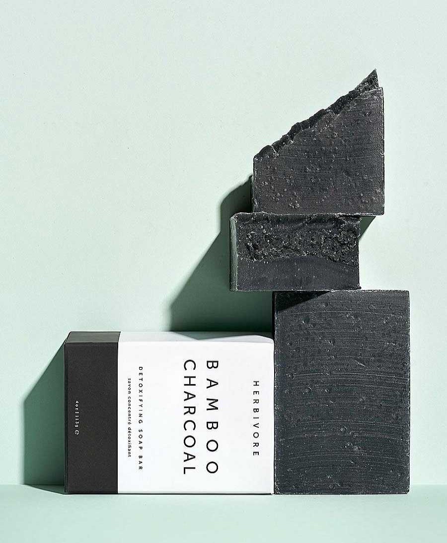 Beauty Herbivore Botanicals K Rperpflege | Bamboo Charcoal Seife