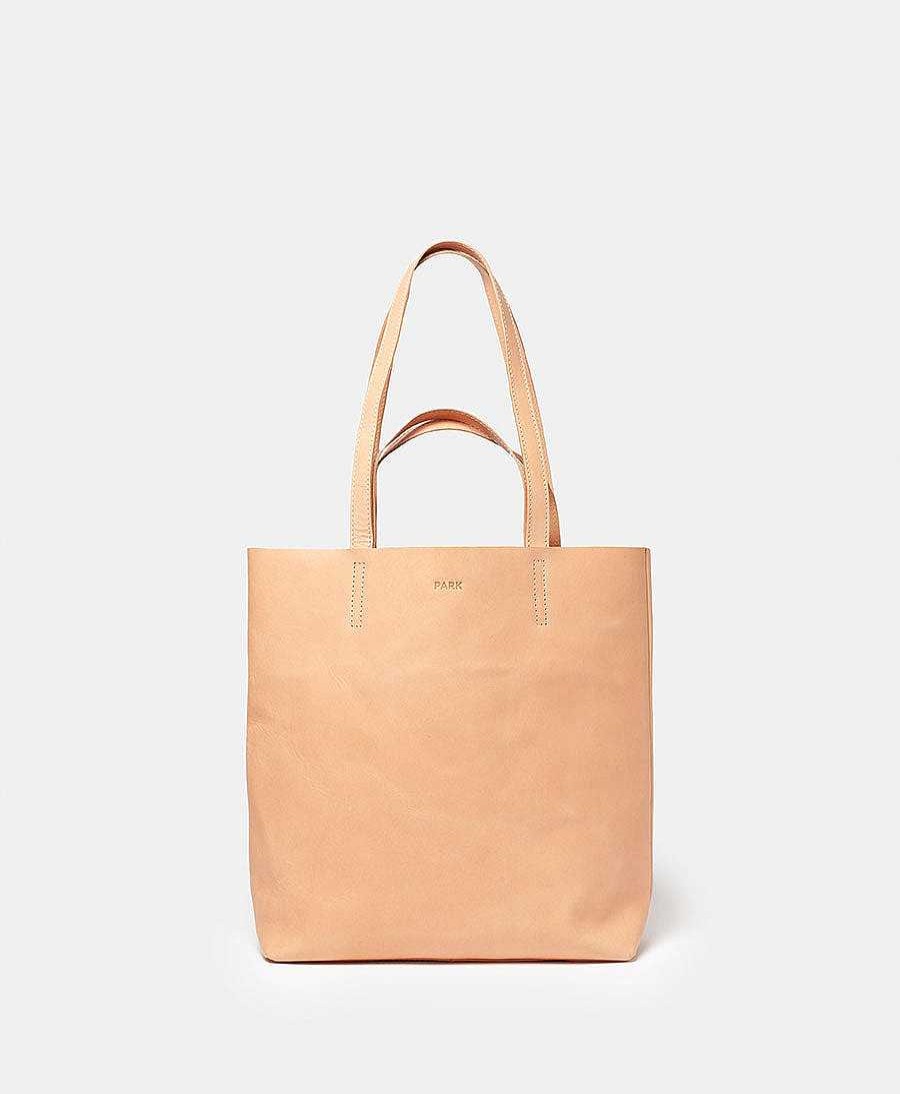 Damen PARK Taschen | Kleine Schultertasche / Tragetasche Tote Bag Aus Vachetta Leder