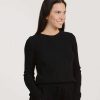 Damen PURA Clothing Oberteile | Sweater Kali Aus Bio-Baumwolle - Schwarz